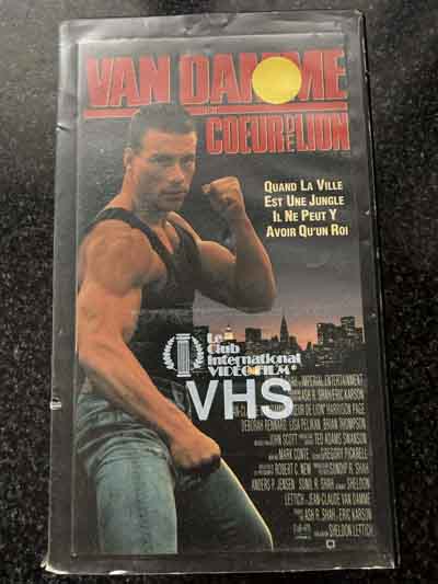 vhs – coeur de lion (1990)