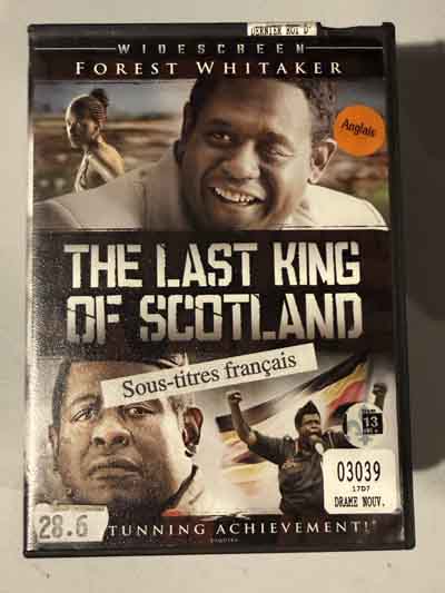 dvd – The Last King of Scotland (2006)