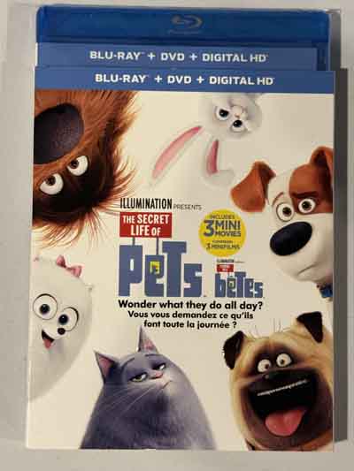bluray – the secret life of pets (2016) new seal