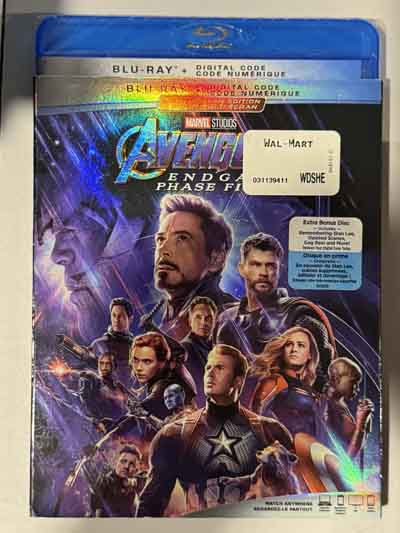 bluray – Avengers: Endgame (2019) new seal