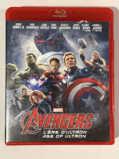 bluray – avengers : age of ultron (2015) red