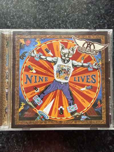 cd – Aerosmith : Nine Lives (1997)