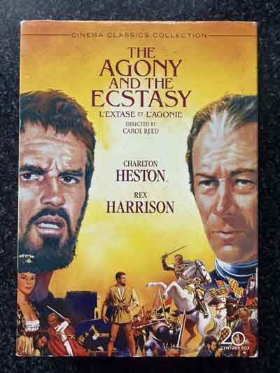 dvd – the agony and the ecstasy (1965)