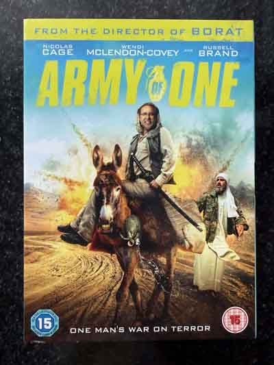 dvd pal – army of one (2016)