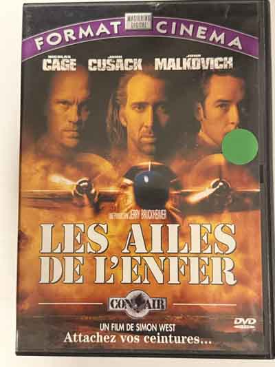 dvd pal – les ailes de l’enfer (1997) con air