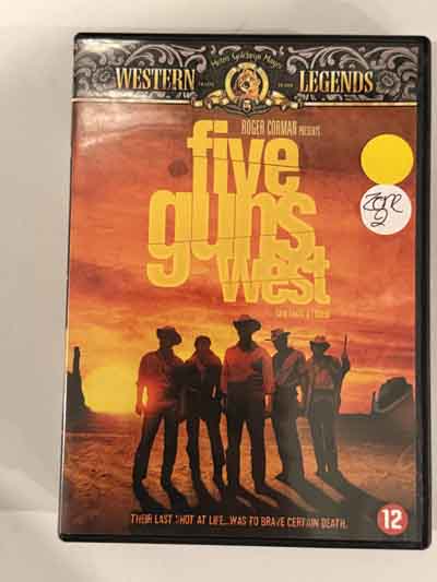 dvd pal – five guns west (1955)