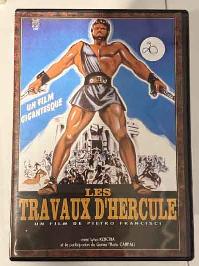dvd pal – les travaux d hercule (1958)