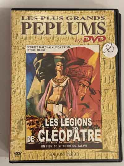 dvd pal – Les plus grands peplums : les legions de cleopatre (1959)