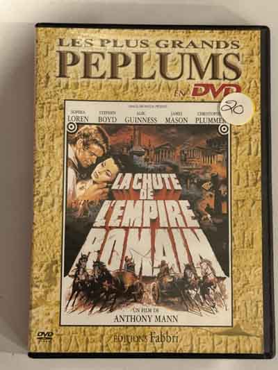 dvd pal – Les plus grands peplums : La chute de l’empire romain