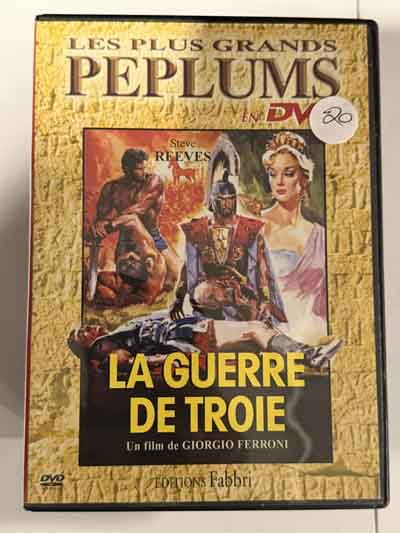 dvd pal – Les plus grands peplums : La guerre de Troie (1961)
