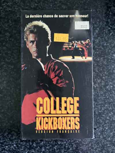 vhs – college kickboxers (1991)
