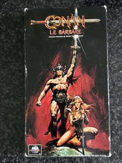 vhs – conan le barbare (1982)