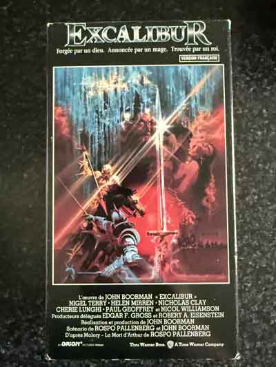 vhs – excalibur (1981)