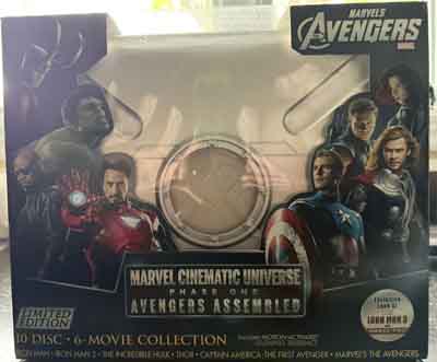 bluray – Marvel Cinematic Universe Phase 1: Avengers Assembled