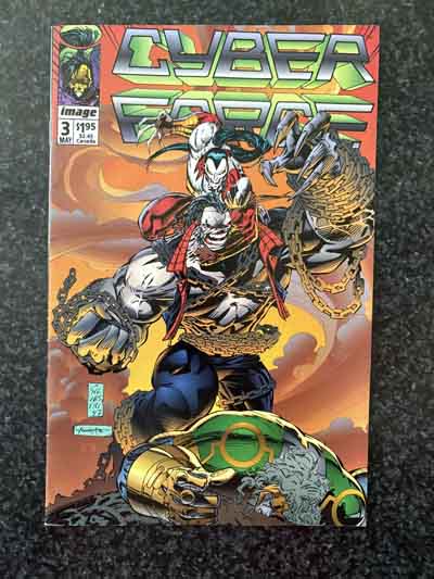 Comic Book – Cyber Force #3 May (1993)