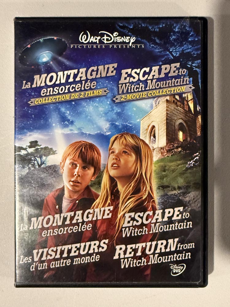 dvd – Escape To Witch Mountain/Return to Witch Mountain