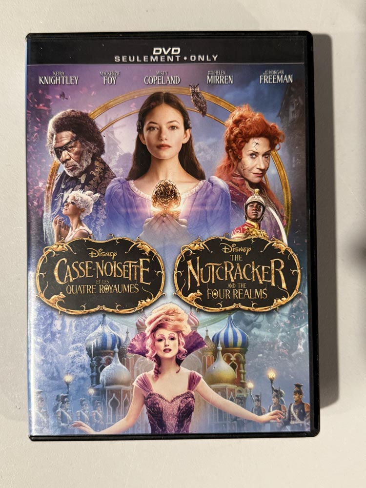 dvd – The Nutcracker And The Four Realms (2018)