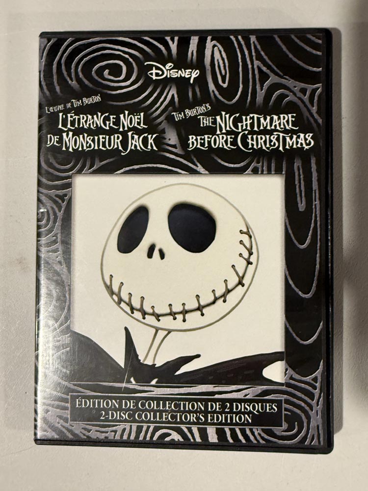 dvd – The Nightmare Before Christmas (1993)