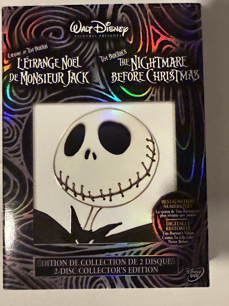 dvd – The Nightmare Before Christmas (1993)