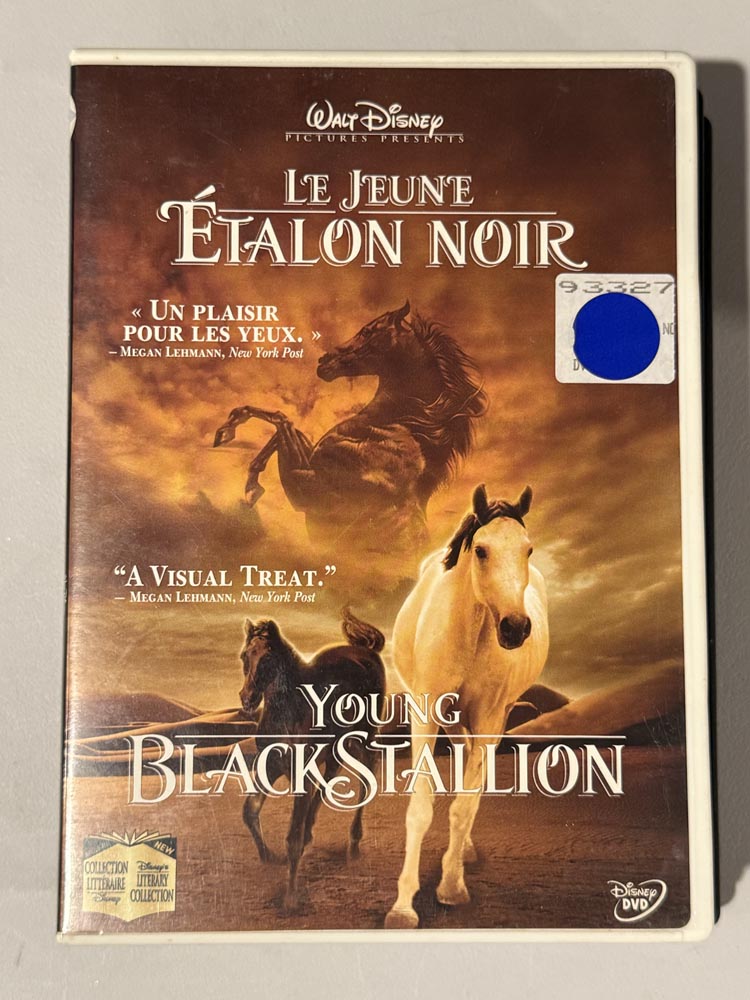 dvd – Young Black Stallion (2003)