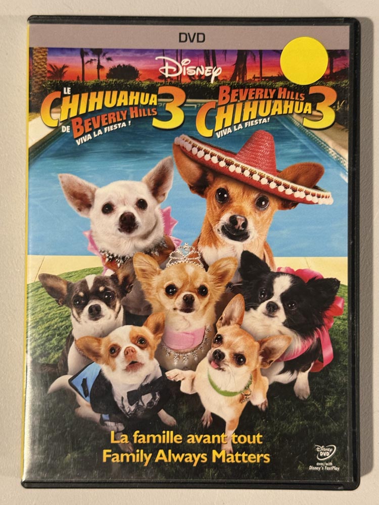 dvd – Beverly Hills Chihuahua 3 : Viva La Fiesta (2012)