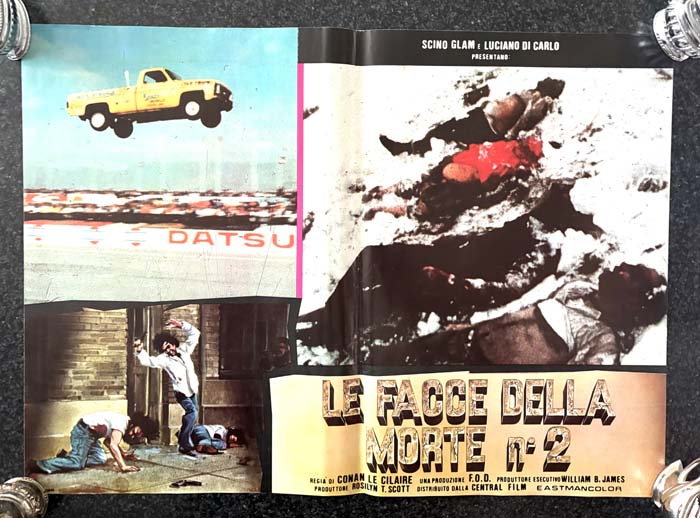 Poster – Lobby Card – Face of death 2- Italian Version (1981)