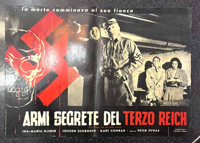Poster – Lobby Card – Secret Weapons of the Third Reich – Italian (1958)