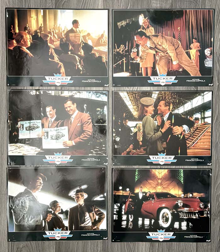 Lot of 6 lobby cards – Tucker Movie (1988)