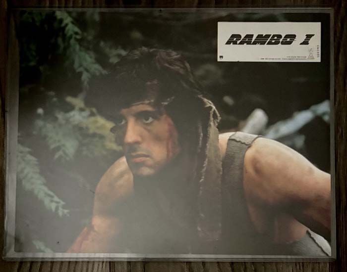 lobby card france – first blood (1982) rambo