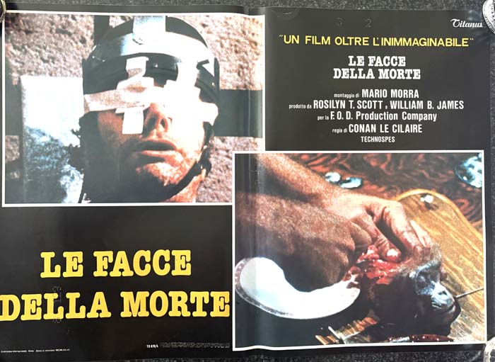 Poster – Lobby Card – Face of death – Italian Version (1979)