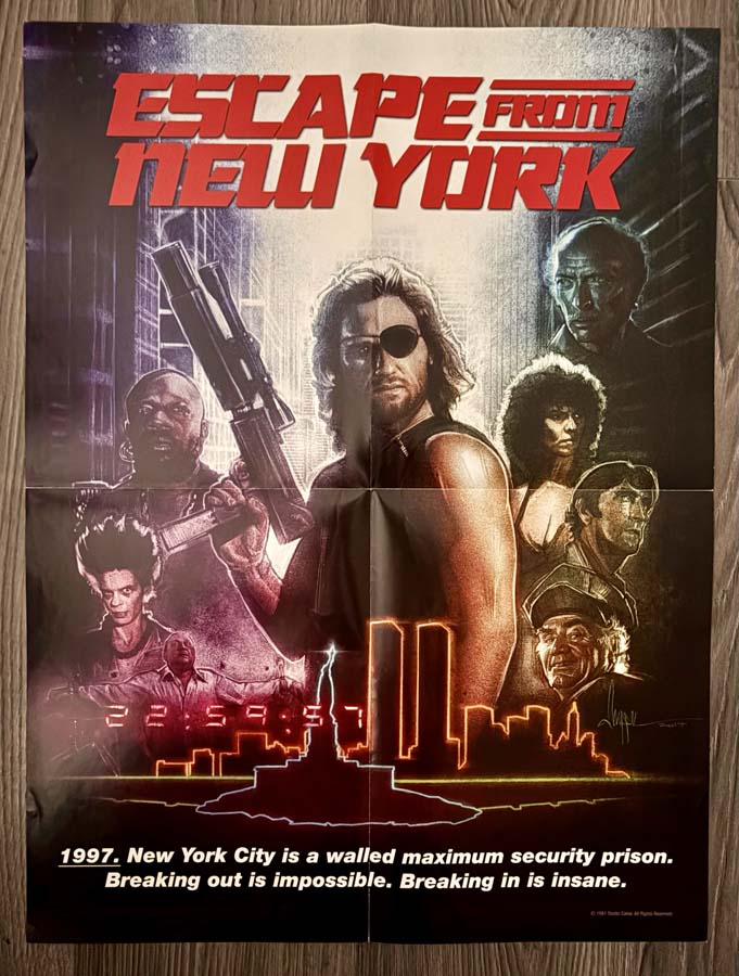 Poster – (Scream Factory) – Escape from New York 1981