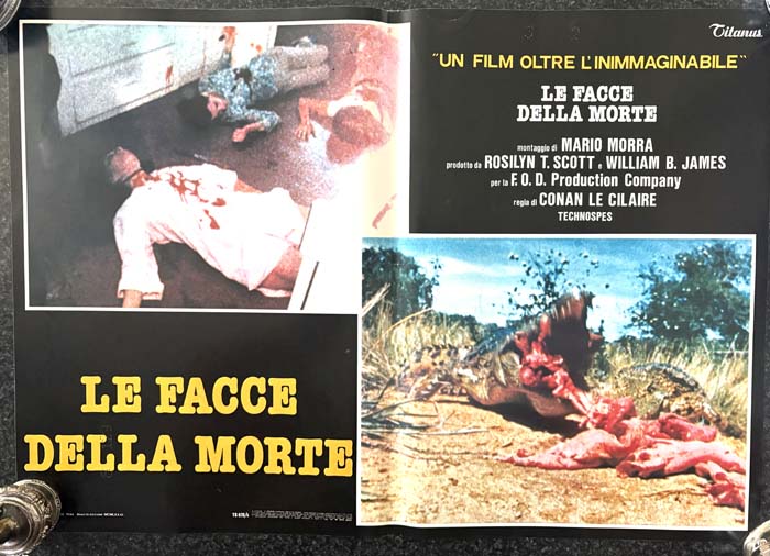 Poster – Lobby Card – Face of death – Italian Version (1979)