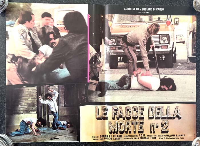 Poster – Lobby Card – Face of death 2- Italian Version (1981)