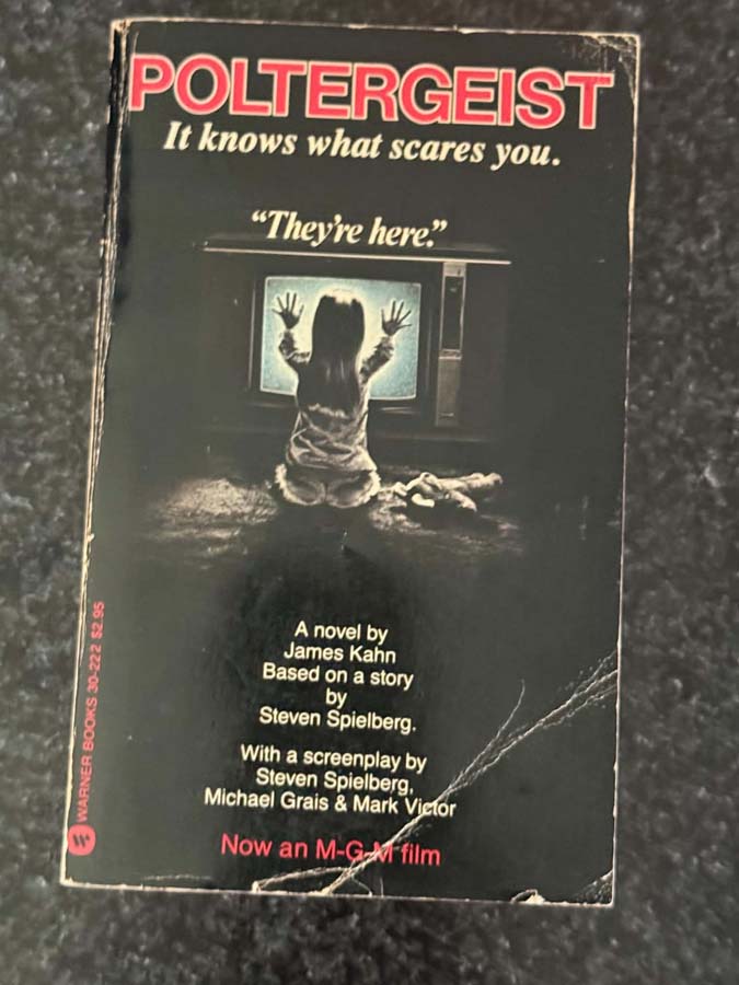 book – poltergeist : james kahn (1982)