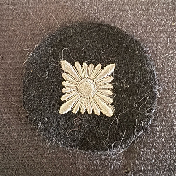 Original German WWII Rank Insignia – Military Grade Patch