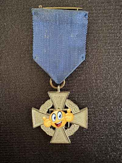 1941 – Rare WW2 German Faithful Service Medal