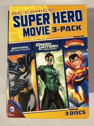 dvd – dc comics : super hero 3 movie pack