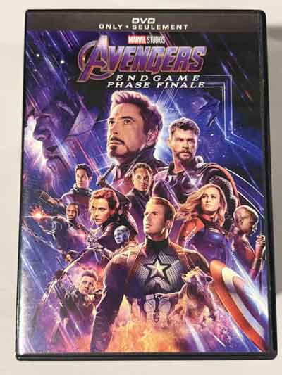 dvd – Avengers : End Game (2019)