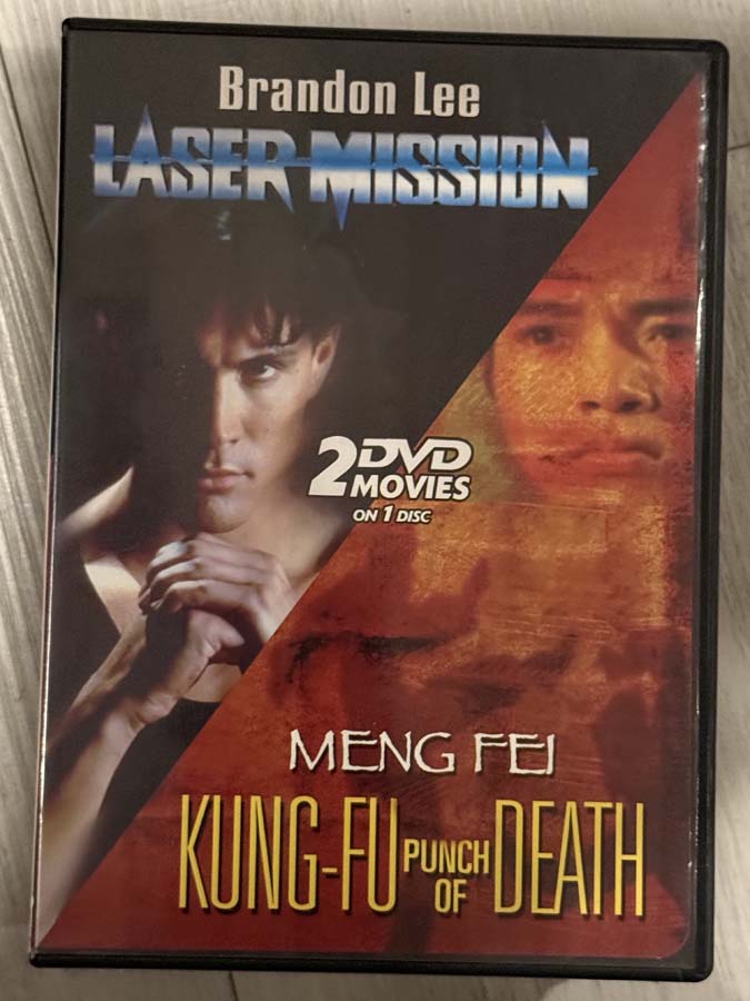 dvd – Laser Mission (1989) / Kung Fu Punch of Death