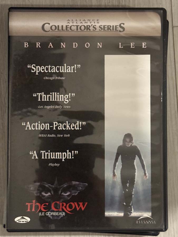 dvd – the crow (1994)