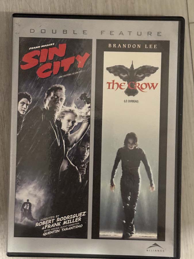 dvd – Sin City / The Crow (Double Feature)