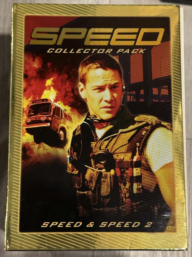 dvd – speed (1994) clanche (collector pack)
