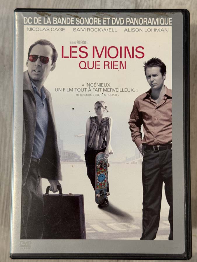 dvd – Matchstick Men (2003) special edition