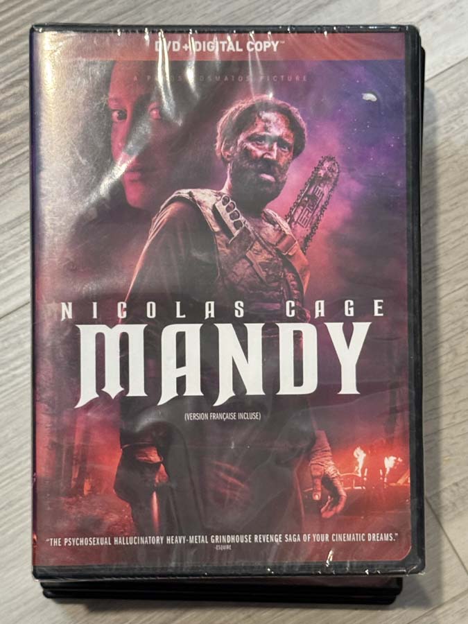 dvd – mandy (2018) new seal