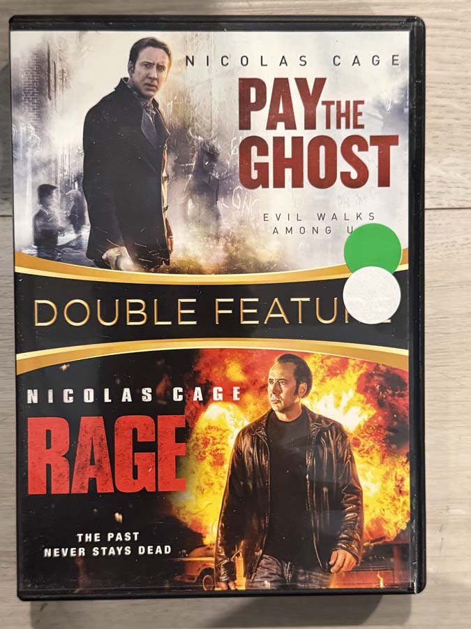 dvd – pay the ghost / rage (double feature)