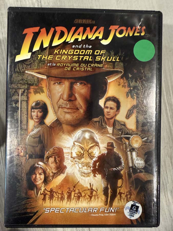 dvd – Indiana Jones : Kingdom Of The Crystal Skull (2008)