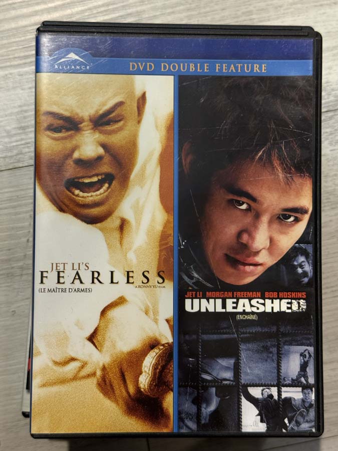 dvd – Jet Li’s Fearless / Unleashed