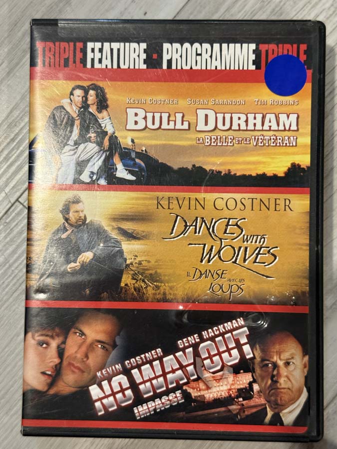 dvd – Kevin Costner Triple Feature