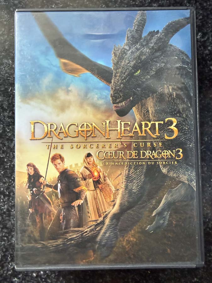dvd – dragonheart 3 : the sorcerer’s curse (2015)