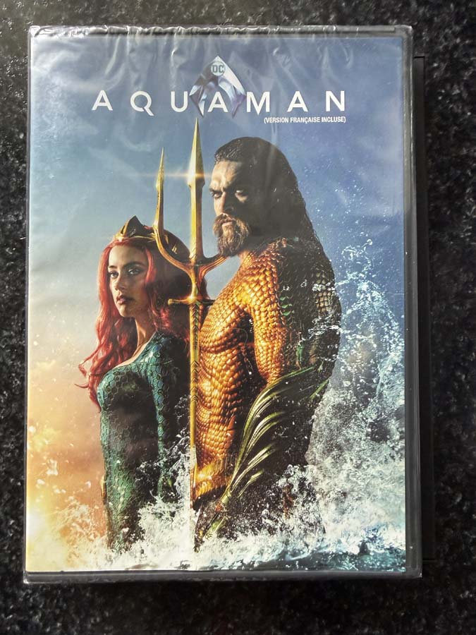 dvd – aquaman (2018) new seal